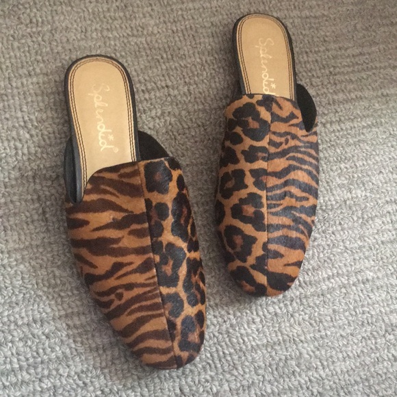 Splendid Shoes - Size 8 cute calf hair mules new!